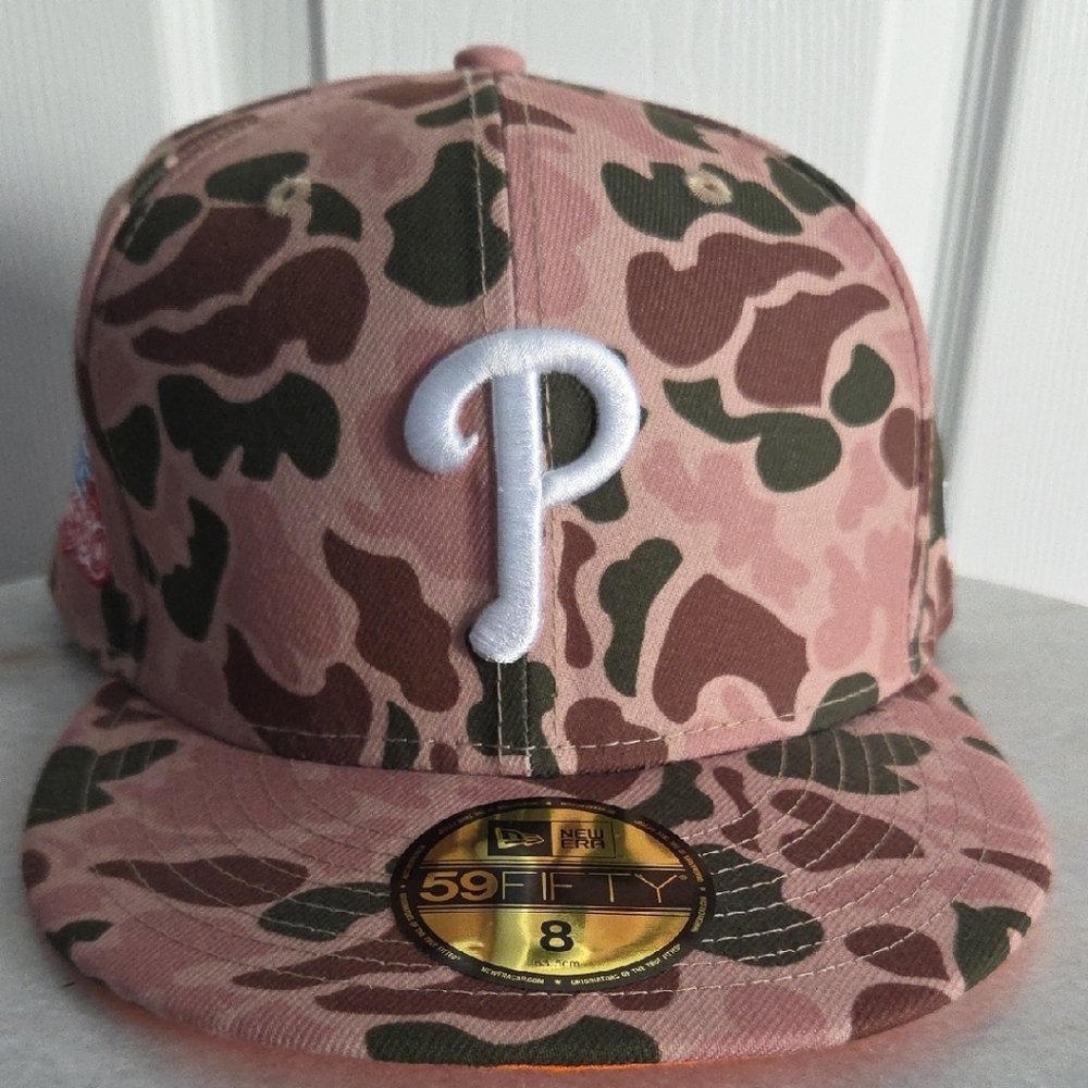New Era Pink and Green Camouflage Cap